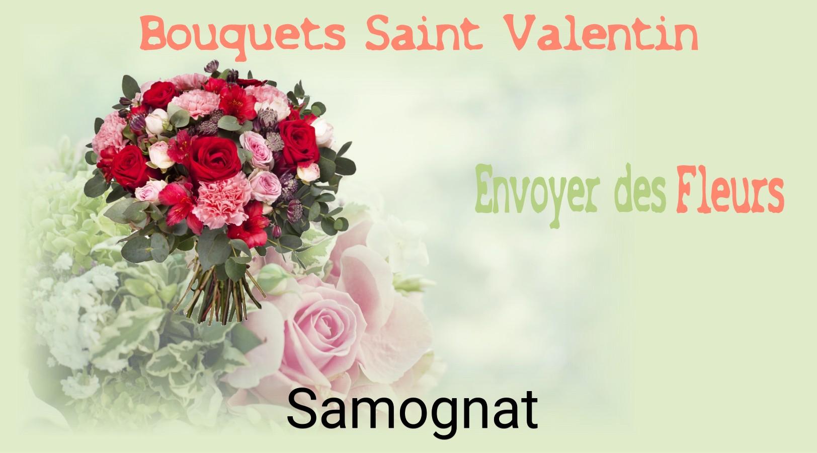 Roses de Saint-Valentin livrées à Samognat